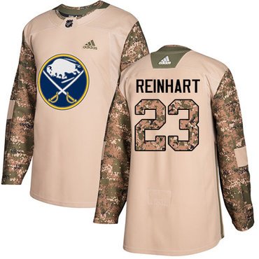 Adidas Sabres #23 Sam Reinhart Camo Authentic 2017 Veterans Day Youth Stitched NHL Jersey inbean