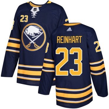 Adidas Sabres #23 Sam Reinhart Navy Blue Home Authentic Youth Stitched NHL Jersey inbean