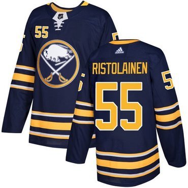 Adidas Sabres #55 Rasmus Ristolainen Navy Blue Home Authentic Youth Stitched NHL Jersey inbean