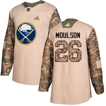 Adidas Sabres #26 Matt Moulson Camo Authentic 2017 Veterans Day Youth Stitched NHL Jersey inbean