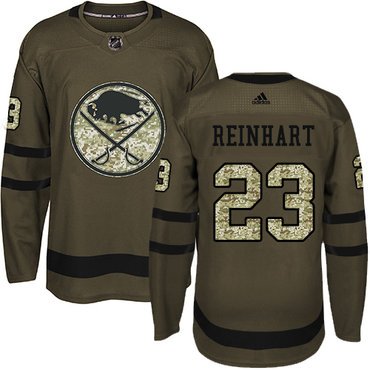 Adidas Sabres #23 Sam Reinhart Green Salute to Service Youth Stitched NHL Jersey inbean