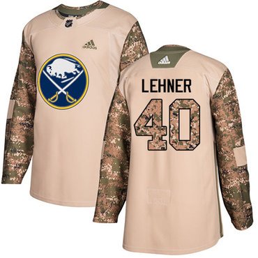 Adidas Sabres #40 Robin Lehner Camo Authentic 2017 Veterans Day Youth Stitched NHL Jersey inbean