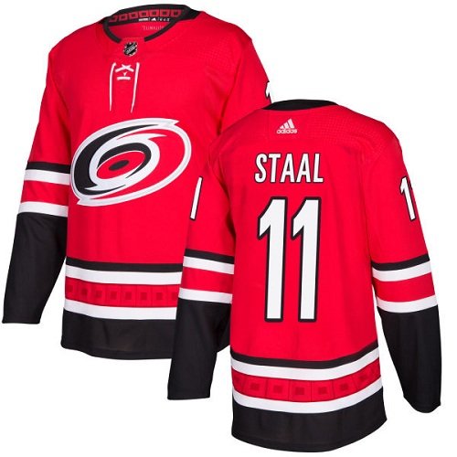 Adidas Hurricanes #11 Jordans Staal Red Home Authentic Stitched Youth NHL Jersey inbean