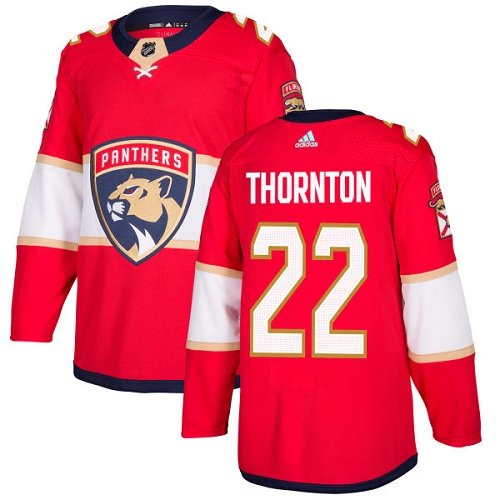 Adidas Florida Panthers #22 Shawn Thornton Red Home Authentic Stitched Youth NHL Jersey inbean