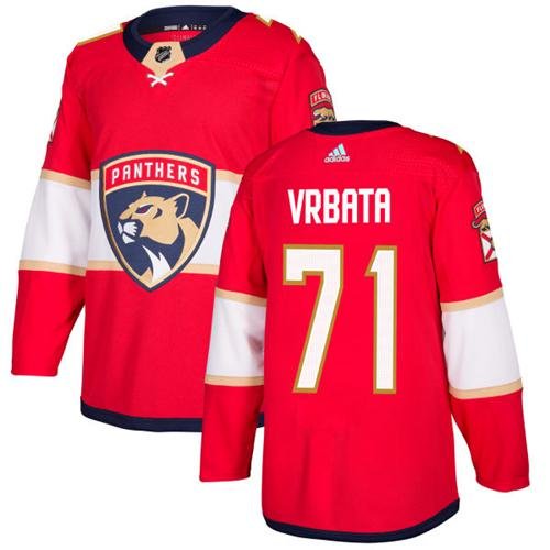 Adidas Florida Panthers #71 Radim Vrbata Red Home Authentic Stitched Youth NHL Jersey inbean