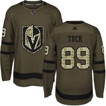 Adidas Vegas Golden Knights #89 Alex Tuch Green Salute to Service Stitched Youth NHL Jersey inbean