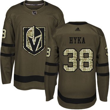 Adidas Vegas Golden Knights #38 Tomas Hyka Green Salute to Service Stitched Youth NHL Jersey inbean