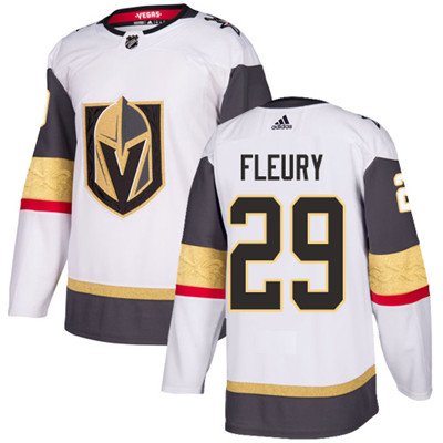 Adidas Vegas Golden Knights #29 Marc-Andre Fleury White Road Authentic Stitched Youth NHL Jersey inbean