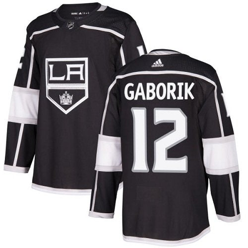 Adidas Los Angeles Kings #12 Marian Gaborik Black Home Authentic Stitched Youth NHL Jersey inbean