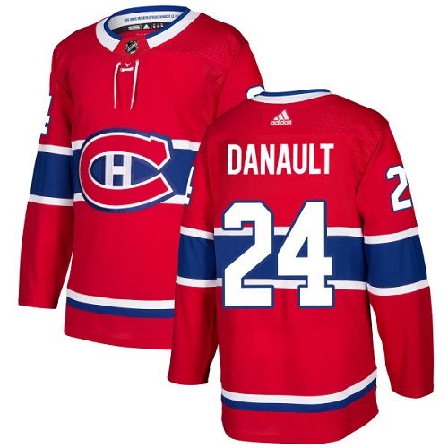 Adidas Montreal Canadiens #24 Phillip Danault Red Home Authentic Stitched Youth NHL Jersey inbean