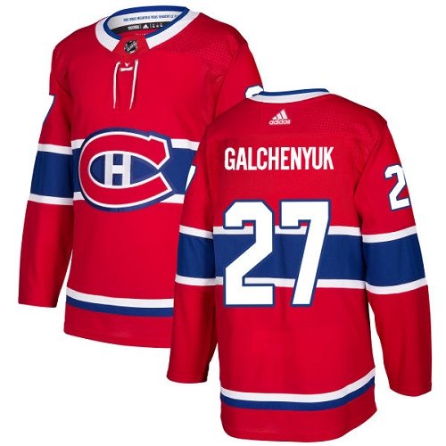 Adidas Montreal Canadiens #27 Alex Galchenyuk Red Home Authentic Stitched Youth NHL Jersey inbean