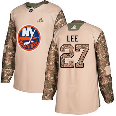 Adidas New York Islanders #27 Anders Lee Camo Authentic 2017 Veterans Day Stitched Youth NHL Jersey inbean