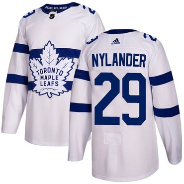 Adidas Toronto Maple Leafs #29 William Nylander White Authentic 2018 Stadium Series Stitched Youth NHL Jersey inbean