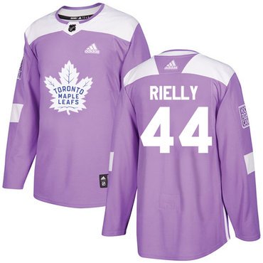 Adidas Toronto Maple Leafs #44 Morgan Rielly Purple Authentic Fights Cancer Stitched Youth NHL Jersey inbean