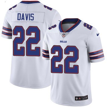 Nike Bills #22 Vontae Davis White Youth Stitched NFL Vapor Untouchable Limited Jersey inbean