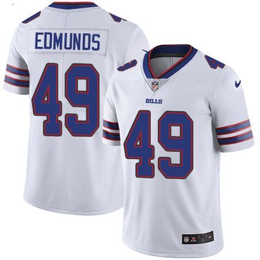 Nike Bills #49 Tremaine Edmunds White Youth Stitched NFL Vapor Untouchable Limited Jersey inbean