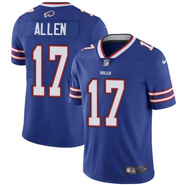 Nike Bills #17 Josh Allen Royal Blue Team Color Youth Stitched NFL Vapor Untouchable Limited Jersey inbean