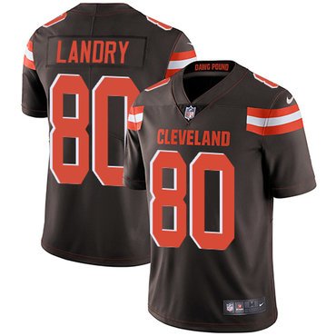 Nike Browns #80 Jarvis Landry Brown Team Color Youth Stitched NFL Vapor Untouchable Limited Jersey inbean