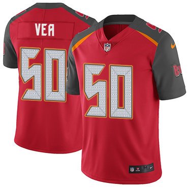 Nike Buccaneers #50 Vita Vea Red Team Color Youth Stitched NFL Vapor Untouchable Limited Jersey inbean