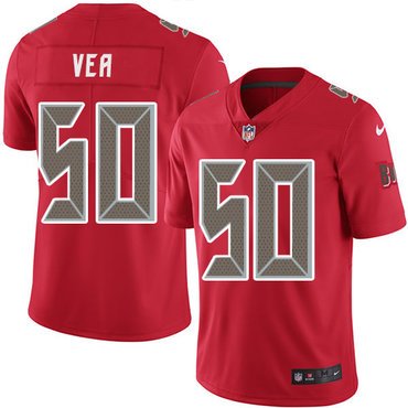 Nike Buccaneers #50 Vita Vea Red Youth Stitched NFL Limited Rush Jersey inbean