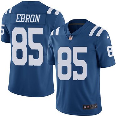 Nike Colts #85 Eric Ebron Royal Blue Youth Stitched NFL Limited Rush Jersey inbean