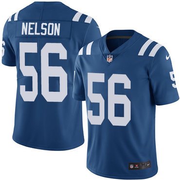 Nike Colts #56 Quenton Nelson Royal Blue Youth Stitched NFL Limited Rush Jersey inbean