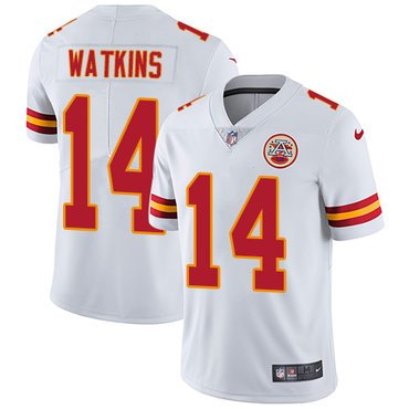 Nike Chiefs #14 Sammy Watkins White Youth Stitched NFL Vapor Untouchable Limited Jersey inbean