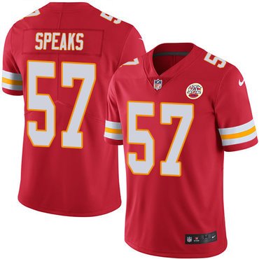 Nike Chiefs #57 Breeland Speaks Red Team Color Youth Stitched NFL Vapor Untouchable Limited Jersey inbean