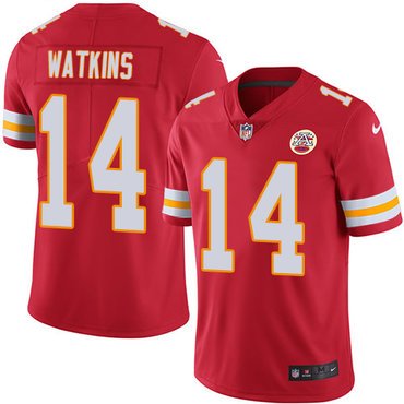 Nike Chiefs #14 Sammy Watkins Red Team Color Youth Stitched NFL Vapor Untouchable Limited Jersey inbean