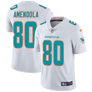 Nike Dolphins #80 Danny Amendola White Youth Stitched NFL Vapor Untouchable Limited Jersey inbean