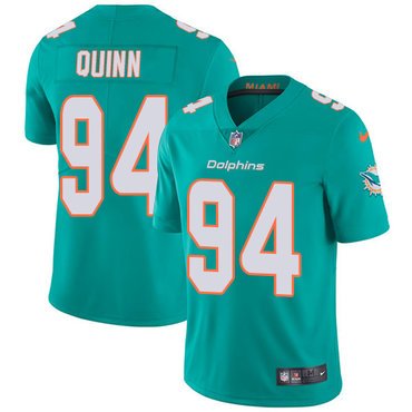 Nike Dolphins #94 Robert Quinn Aqua Green Team Color Youth Stitched NFL Vapor Untouchable Limited Jersey inbean