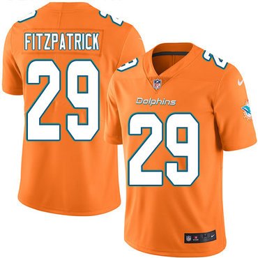 Nike Dolphins #29 Minkah Fitzpatrick Orange Youth Stitched NFL Limited Rush Jersey inbean