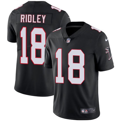 Nike Falcons #18 Calvin Ridley Black Alternate Youth Stitched NFL Vapor Untouchable Limited Jersey inbean