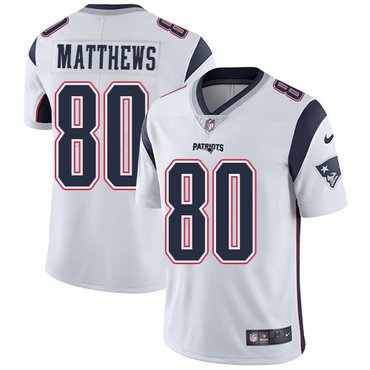 Nike Patriots #80 Jordans Matthews White Youth Stitched NFL Vapor Untouchable Limited Jersey inbean