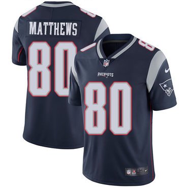 Nike Patriots #80 Jordans Matthews Navy Blue Team Color Youth Stitched NFL Vapor Untouchable Limited Jersey inbean