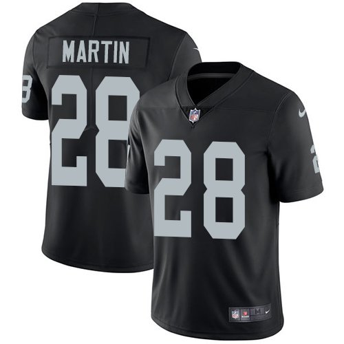 Nike Raiders #28 Doug Martin Black Team Color Youth Stitched NFL Vapor Untouchable Limited Jersey inbean