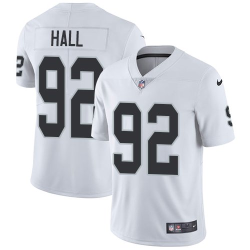 Nike Raiders #92 P.J. Hall White Youth Stitched NFL Vapor Untouchable Limited Jersey inbean