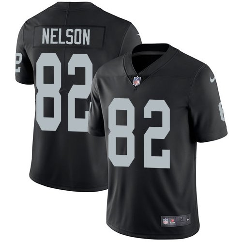 Nike Raiders #82 Jordy Nelson Black Team Color Youth Stitched NFL Vapor Untouchable Limited Jersey inbean