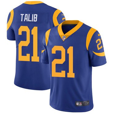 Nike Rams #21 Aqib Talib Royal Blue Alternate Youth Stitched NFL Vapor Untouchable Limited Jersey inbean