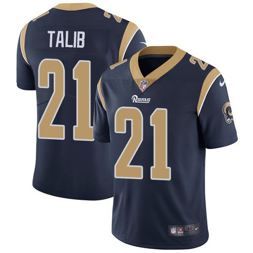 Nike Rams #21 Aqib Talib Navy Blue Team Color Youth Stitched NFL Vapor Untouchable Limited Jersey inbean