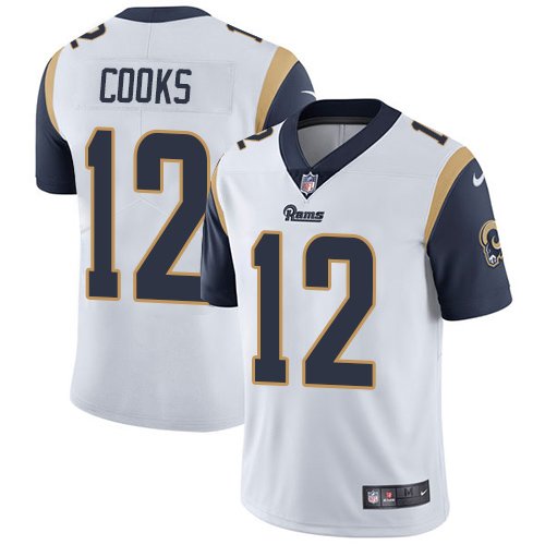 Nike Rams #12 Brandin Cooks White Youth Stitched NFL Vapor Untouchable Limited Jersey inbean