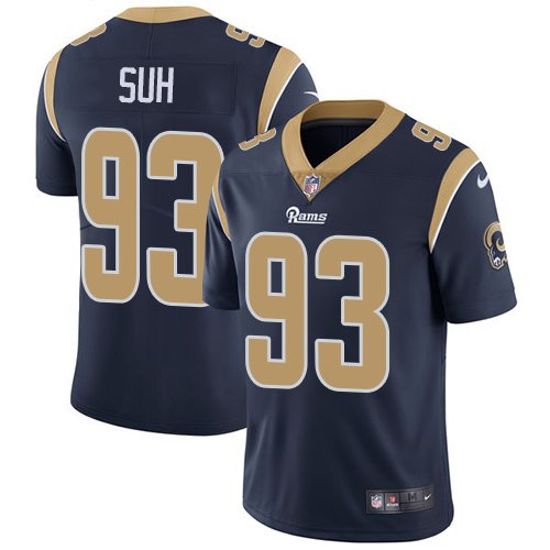 Nike Rams #93 Ndamukong Suh Navy Blue Team Color Youth Stitched NFL Vapor Untouchable Limited Jersey inbean