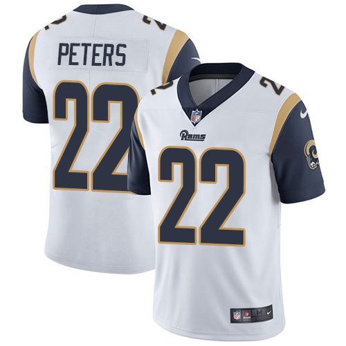 Nike Rams #22 Marcus Peters White Youth Stitched NFL Vapor Untouchable Limited Jersey inbean