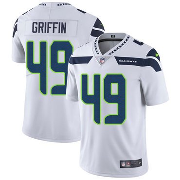 Youth Nike Seahawks #49 Shaquem Griffin White Stitched NFL Vapor Untouchable Limited Jersey inbean