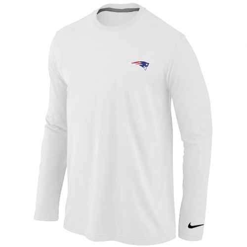 New England Patriots Sideline Legend Authentic Logo White inbean