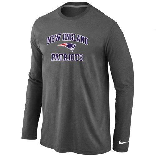 Nike New England Patriots Heart D.Grey Long Sleeve T-Shirt inbean