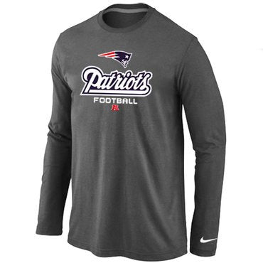 Nike New England Patriots Critical Victory Long Sleeve T-Shirt D.Grey inbean