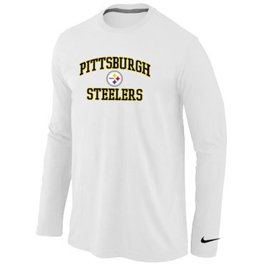 Nike Pittsburgh Steelers Heart & Soul Long Sleeve T-Shirt White inbean