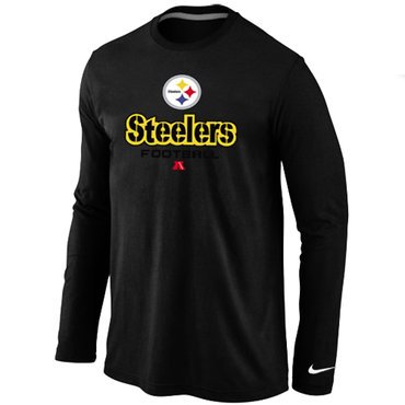 Nike Pittsburgh Steelers Critical Victory Long Sleeve T-Shirt Black inbean