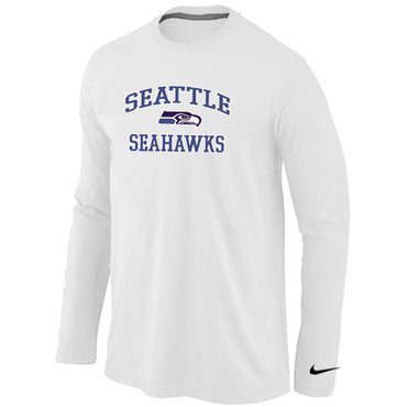 Nike Seattle Seahawks Heart & Soul Long Sleeve T-Shirt White inbean